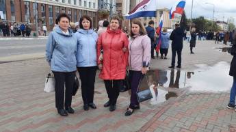Акция в поддержку референдума в ДНР и ЛНР